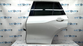 Rear left door assembly for BMW X5 G05 19-24, tinted, keyless, white A96, bumper