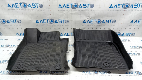Set of floor mats for the Ford Escape MK4 20-24 black rubber