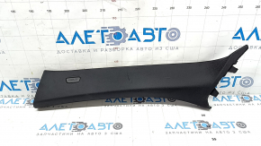 BMW X5 G05 19-23 black front pillar trim, left upper, with plug, scratches