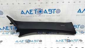 BMW X5 G05 19-23 right upper front pillar trim, black, with plug, scratches