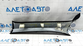 BMW X5 G05 19-23 right upper front pillar trim, black, with plug, scratches