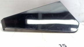Front panel trim, center right, Audi E-Tron 19-23, gloss black, worn