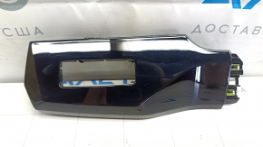 Left front panel trim for light control, Audi E-Tron 19-23, gloss black