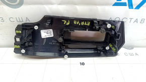 Left front panel trim for light control, Audi E-Tron 19-23, gloss black
