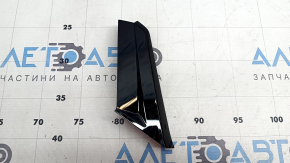 Left side lower center console monitor trim for Audi E-Tron 19-23, glossy black, scratches