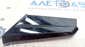 Left side lower center console monitor trim for Audi E-Tron 19-23, glossy black, scratches