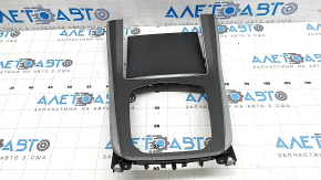 BMW X5 G05 19-24 center console trim, gray, backlit, scratches, chrome peeling
