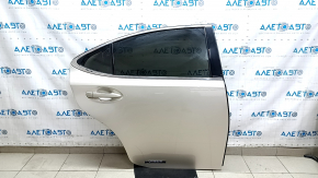Rear right door assembly for a Lexus ES300h ES350 13-18 hybrid, keyless, gold 4U7, broken connector