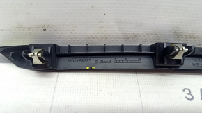 Front panel trim between air vents left Audi E-Tron 19-23 black matte, broken fastener
