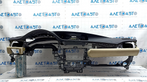 Lexus ES300h ES350 13-18 black dashboard with beige trim and airbags