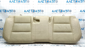 Rear seat, 2nd row, lower part, Lexus ES300h ES350 13-14, beige leather, perforation, cracks in the leather