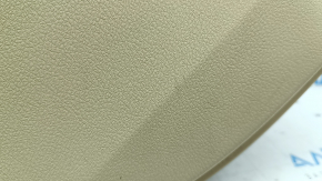 Rear left door panel for Lexus ES300h ES350 13-15 beige with beige leather insert, beige leather armrest, glossy wood molding, with window lift control, with trim, scratch