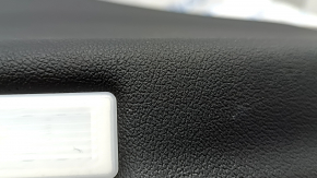 Door trim, rear right card, BMW X5 G05 19-23, black/brown leather, COGNAC, without curtain, gray insert, armrest, brown leather, COGNAC, with handle and overlays, scratches, bumps