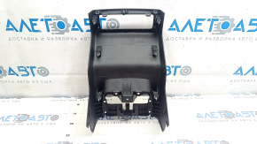 Black rear center console trim for the Audi E-Tron 19-23