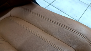 BMW X5 G05 19-23 driver's seat with airbag, electric, heated, memory, Sport, brown leather COGNAC, dry-cleanable, worn
