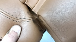 BMW X5 G05 19-23 driver's seat with airbag, electric, heated, memory, Sport, brown leather COGNAC, dry-cleanable, worn