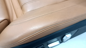 BMW X5 G05 19-23 driver's seat with airbag, electric, heated, memory, Sport, brown leather COGNAC, dry-cleanable, worn