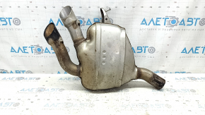 Muffler rear part barrel left Porsche Macan 15-18 3.0T