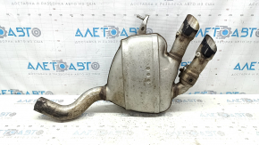 Muffler rear part barrel right Porsche Macan 15-18 3.0T