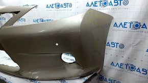 Bare front bumper for Lexus ES300h ES350 2013-2015 pre-restored, with parking sensors, gold 4U7, cracked, scratches