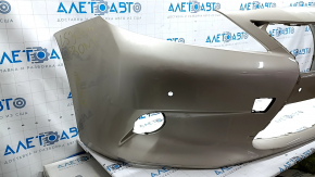 Bare front bumper for Lexus ES300h ES350 2013-2015 pre-restored, with parking sensors, gold 4U7, cracked, scratches