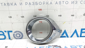 Left fog light frame for Lexus ES300h ES350 13-15 pre-rest chrome, sand