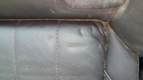 Rear row of seats 2nd row lower part Audi E-Tron 19-23 dark gray leather, dented