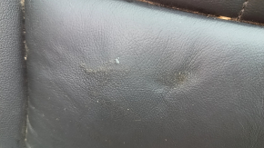 Rear row of seats 2nd row lower part Audi E-Tron 19-23 dark gray leather, dented