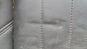 Rear row of seats 2nd row lower part Audi E-Tron 19-23 dark gray leather, dented