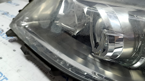 Left front headlight assembly for Lexus ES300h ES350 13-15 pre-rest xenon + LED DRL, with block, sand-coated, for polishing