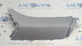 Upper right rear pillar trim panel in front of the window, Audi E-Tron 19-23, gray, Quattro, dry-cleanable
