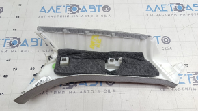 Upper right rear pillar trim panel in front of the window, Audi E-Tron 19-23, gray, Quattro, dry-cleanable