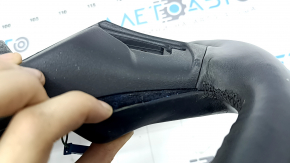 BMW X5 G05 19-24 black leather steering wheel with heating, under the paddle shifters, Sport, scratches, peeling, worn