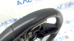 BMW X5 G05 19-24 black leather steering wheel with heating, under the paddle shifters, Sport, scratches, peeling, worn