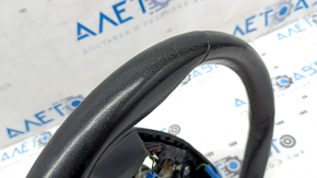 BMW X5 G05 19-24 black leather steering wheel with heating, under the paddle shifters, Sport, scratches, peeling, worn
