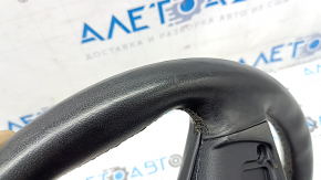 BMW X5 G05 19-24 black leather steering wheel with heating, under the paddle shifters, Sport, scratches, peeling, worn