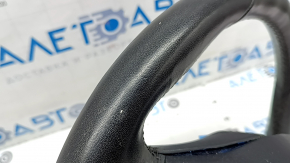 BMW X5 G05 19-24 black leather steering wheel with heating, under the paddle shifters, Sport, scratches, peeling, worn