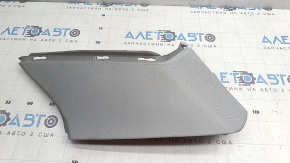 Upper right rear pillar trim behind the window, Audi E-Tron 19-23, gray, Quattro, dry-cleanable