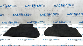Set of floor mats for BMW X5 G05 19-23, black cloth, 2 rows, for cleaning
