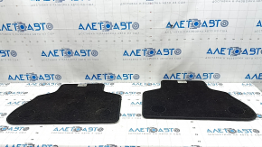 Set of floor mats for BMW X5 G05 19-23, black cloth, 2 rows, for cleaning