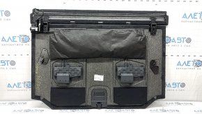 Rear trunk floor for BMW X5 G05 19-24, black, with anti-slip strip, with drive, dry-cleanable