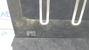 Rear trunk floor for BMW X5 G05 19-24, black, with anti-slip strip, with drive, dry-cleanable