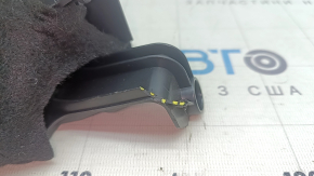 2nd row left side panel for Audi E-Tron 19-23, black leather, missing fastening fragment