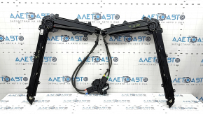 The mechanism of the electric trunk curtain of the BMW X5 G05 19-24 black, the fastenings of the linings are broken