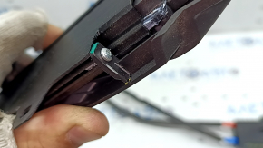 The mechanism of the electric trunk curtain of the BMW X5 G05 19-24 black, the fastenings of the linings are broken