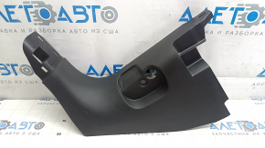 Lower left front pillar trim for Audi E-Tron 19-23, black, scratches