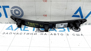 Rear left door sill insert for BMW X5 G05 19-23, chrome, with backlight, scratches