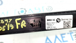 Front right door sill insert for BMW X5 G05 19-23, chrome, with backlight, scratches
