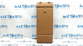 Rear seat backrest, 2nd row, center, BMW X5 G05 19-22, for 2 rows, brown leather, COGNAC, dents, scratches