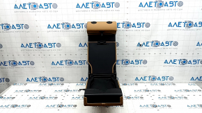Rear seat backrest, 2nd row, center, BMW X5 G05 19-22, for 2 rows, brown leather, COGNAC, dents, scratches
